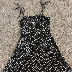 Dry Goods Lola Grace Black and White Polka Dot Dress